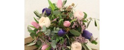 Blumenstrauß Violett-Rosa