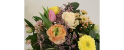 Blumenstrauß bunt pastell
